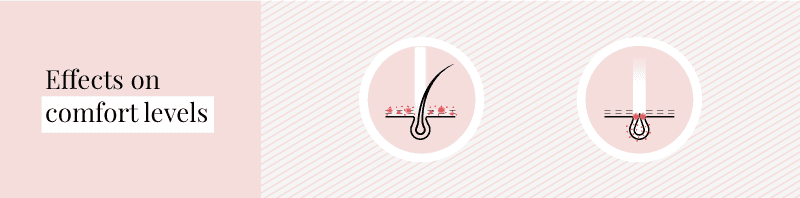 Remove your hair before laser so that treatment is more comfortable